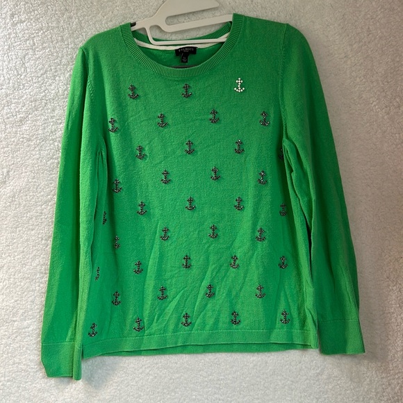 Talbots Sweaters - Talbot Women’s Green Sweater Size Large Petite